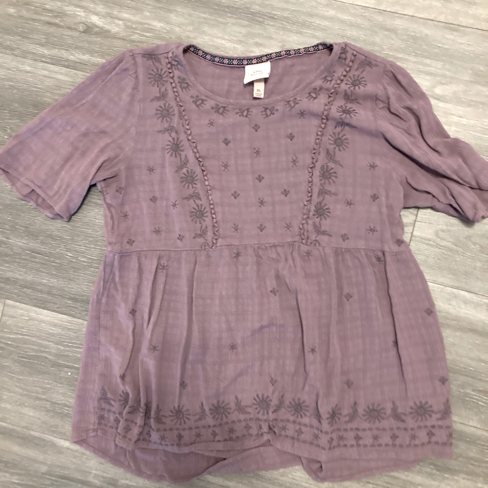 Purple Knox Rose Top
